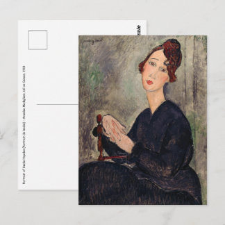 Carte Postale Amedeo Modigliani - Portrait de Dedie Hayden
