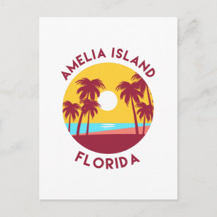 Carte Postale Amelia Island, Floride Beach Paysage