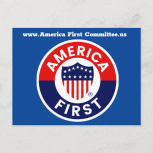 Carte postale America First Commission