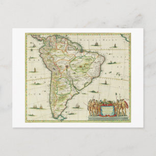 Carte Postale America Pars Meridionalis, page 93 de 'Atlas Minor