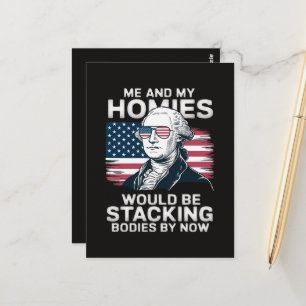 Carte Postale Américain patriotique du 4 juillet