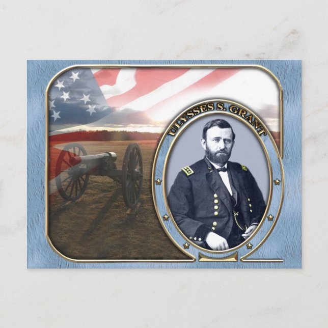 Carte postale américaine de la guerre civile (Devant)