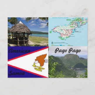 Carte postale américaine, Samoa, Pago Pago
