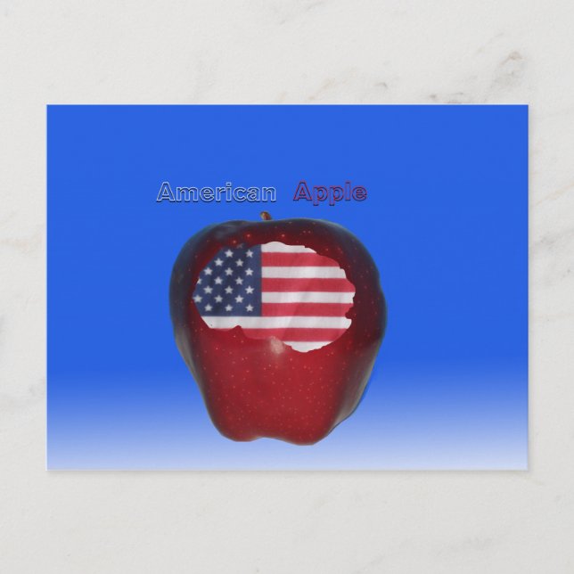 Carte Postale " American Apple " (Devant)