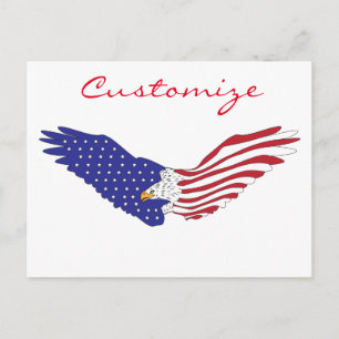 Carte Postale American Eagles Thunder_Cove Patriotique 4 juillet