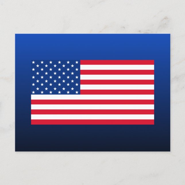 Carte Postale American Flag Postcard (Devant)