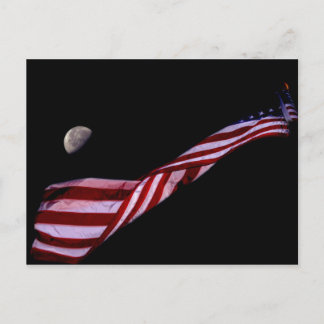 Carte Postale American Flag Postcard