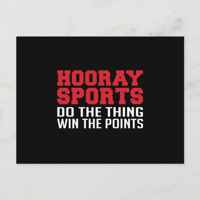 Carte Postale American Football Sports Équipe de jeu Drôle Idée  (Devant)