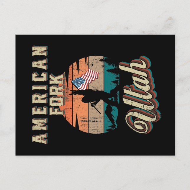 Carte Postale American Fork Utah (Devant)