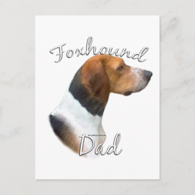 Carte Postale American Foxhound Dad 2 (Devant)