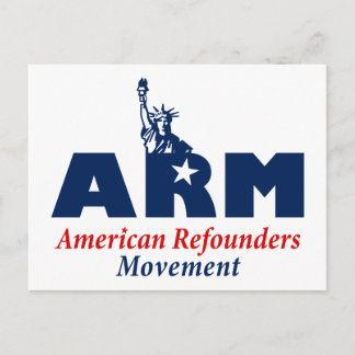 Carte Postale American Refounders Movement (ARM)