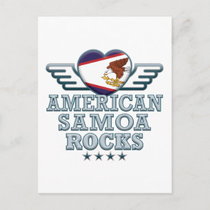 Carte Postale American Samoa Rocks v2