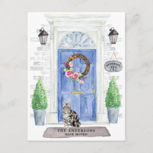 Carte Postale American Shorthair Cat Moving Faire-part