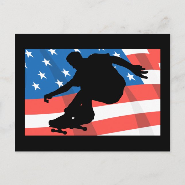 Carte Postale American Skateboarder (Devant)