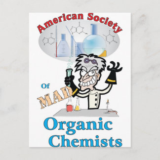 Carte Postale American Society of Mad Organic Chemists
