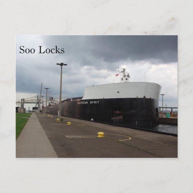 Carte postale American Spirit Soo Locks (Devant)