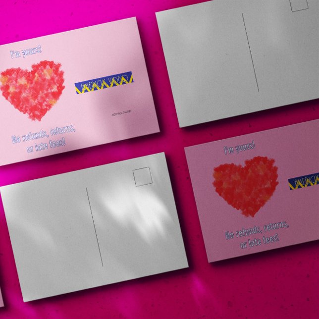 Carte Postale Americus Video Je suis votre Valentin #2 (Créateur téléchargé)