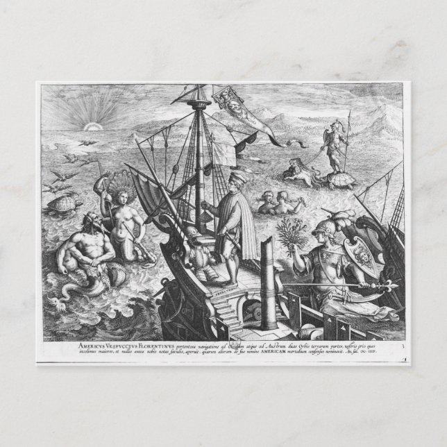Carte Postale Amerigo Vespucci (Devant)