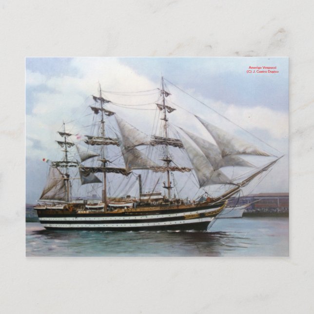Carte Postale Amerigo Vespucci (Devant)