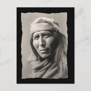 Carte Postale Amérindien Apache Tsahizn Tseh d'époque