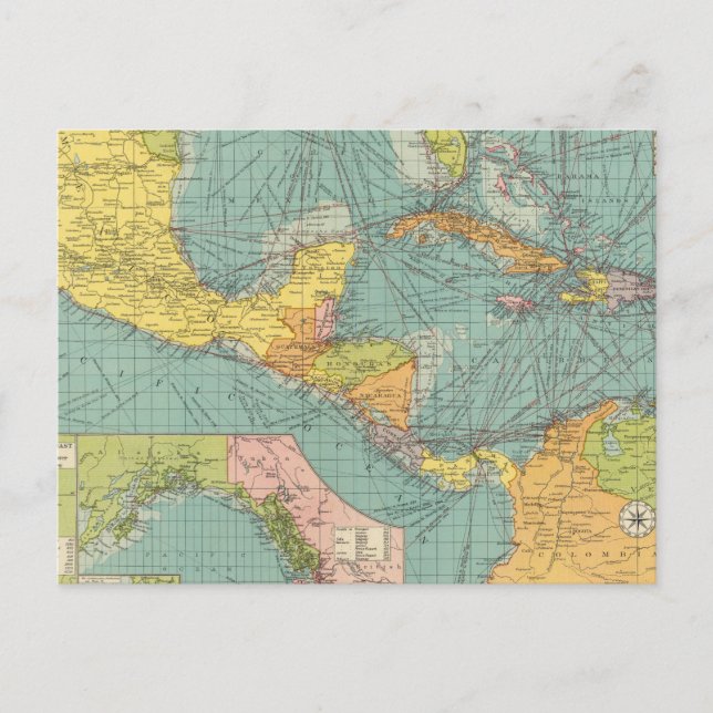 Carte Postale Amérique centrale (Devant)