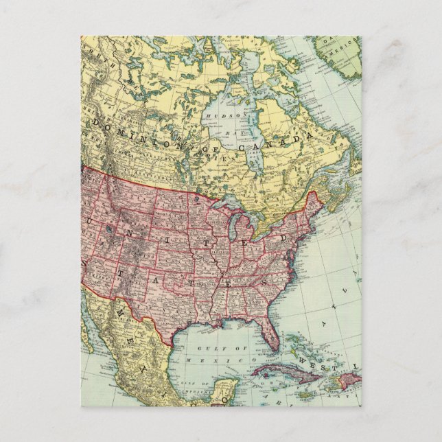 Carte Postale Amérique du Nord 7 (Devant)