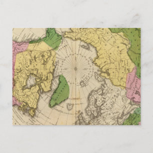 Carte Postale Amérique du Nord, Asie