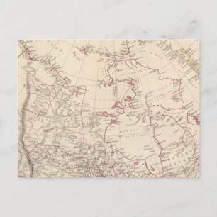 Carte Postale Amérique du Nord britannique