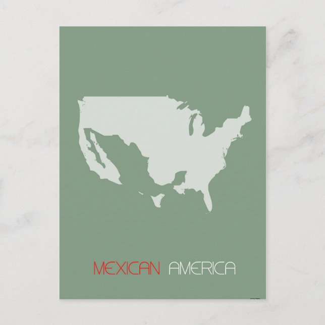 Carte Postale Amérique mexicaine (Devant)