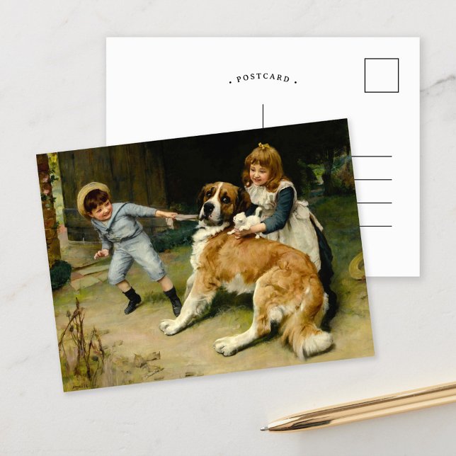 Carte Postale Ami ou ennemi | Arthur John Elsley (Créateur téléchargé)