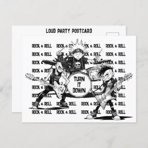 Carte Postale Amical Voisin Bruit Excessif Réduire le message