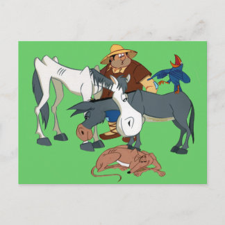 Carte Postale AMIGOS DE DON QUIJOTE - 400 Años - Cervantes