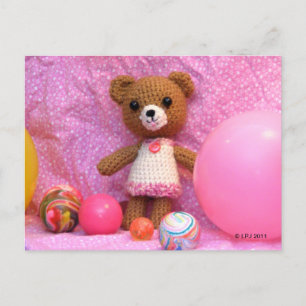 Carte postale Amigurumi Teddy Bear