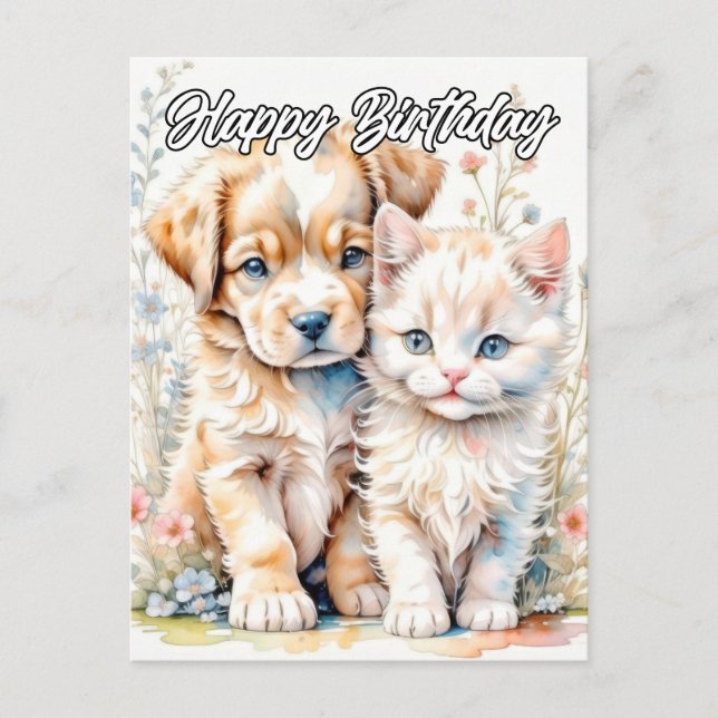 Carte Postale Amis d'amour pour toujours (Devant)