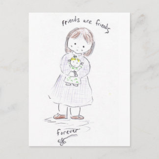Carte Postale Amis étrangers