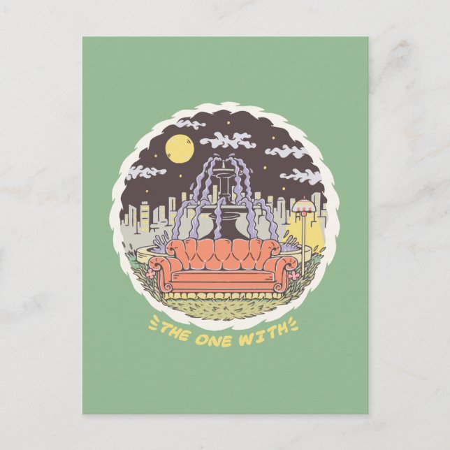 Carte Postale AMIS™ | Fontaine de dessin (Devant)