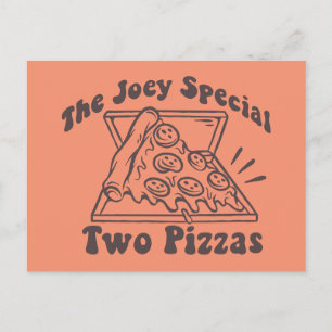 Carte Postale AMIS™   Joey Pizza Citation