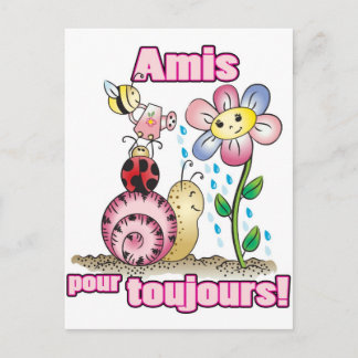 Carte Postale Amis pour toujours