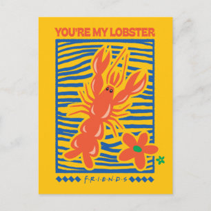 Carte Postale AMIS™   Vous êtes mon homard vibrant graphique