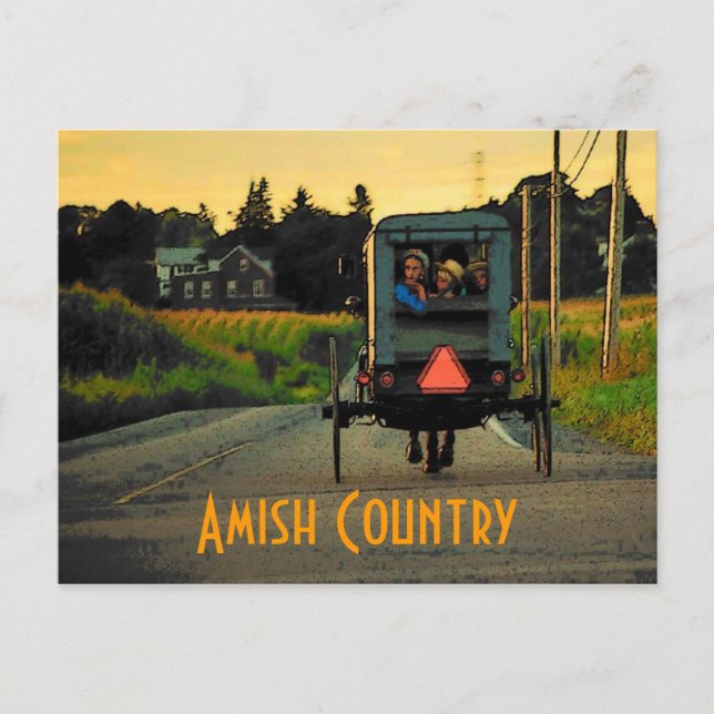 Carte postale Amish Country (Devant)