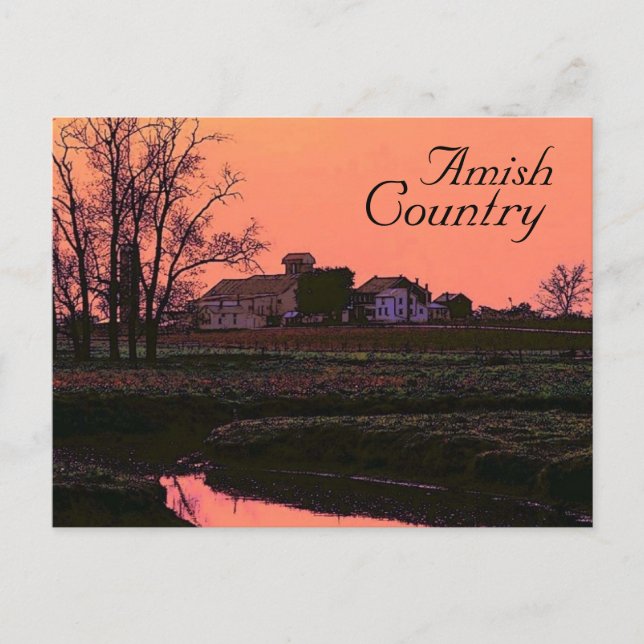 Carte postale Amish Country (Devant)
