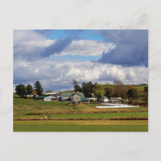 Carte Postale Amish Farm on a Hill, Holmes County, Ohio