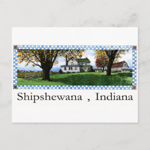 Carte Postale Amish House Shipshewana Indiana