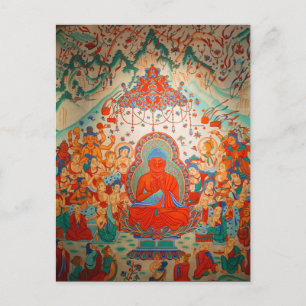 Carte Postale Amitabha Bouddha Sukhavati Terre Pure