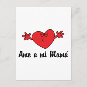 Carte Postale Amo a mi Mama
