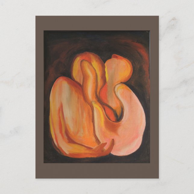Carte Postale Amor - Abstrait par Gene Foltuz Mini Print (Devant)