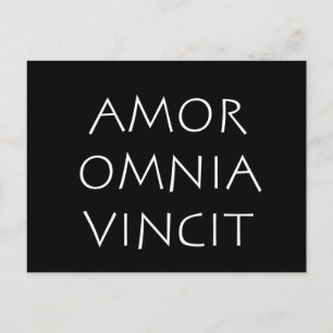 Carte Postale Amor Omnia Vincit