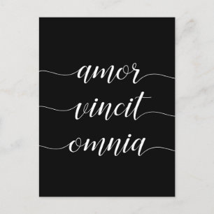 Carte Postale Amor vincit omnia