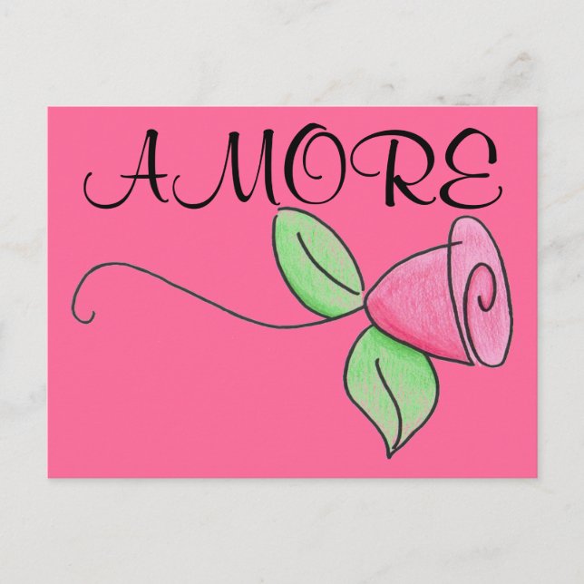 CARTE POSTALE AMORE (Devant)