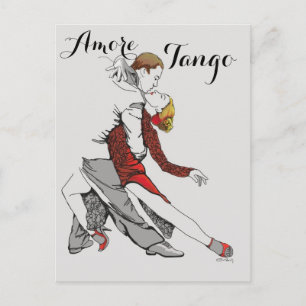 Carte Postale Amore Tango